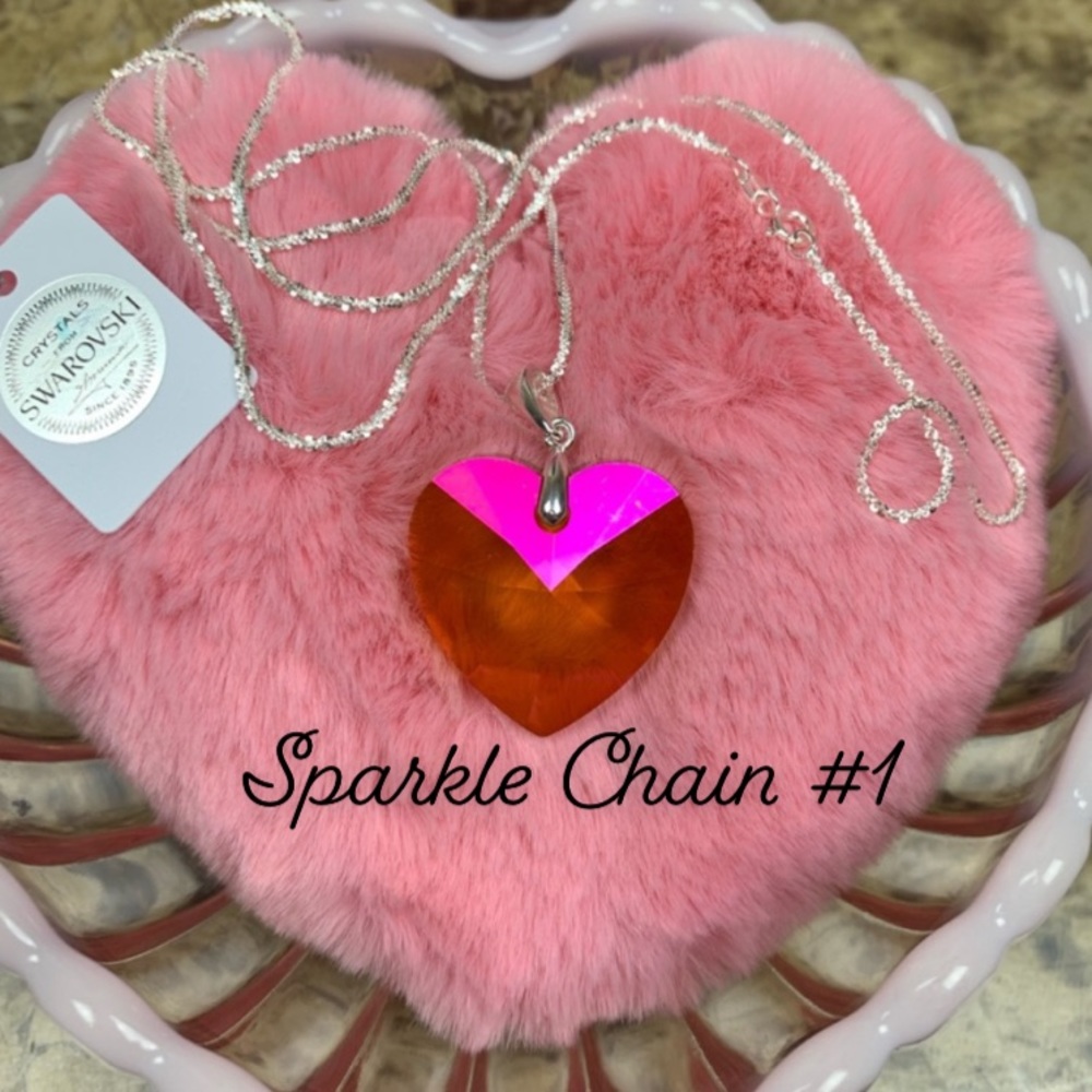 🧡🌸Swarovski Heart Pendant🌸🧡